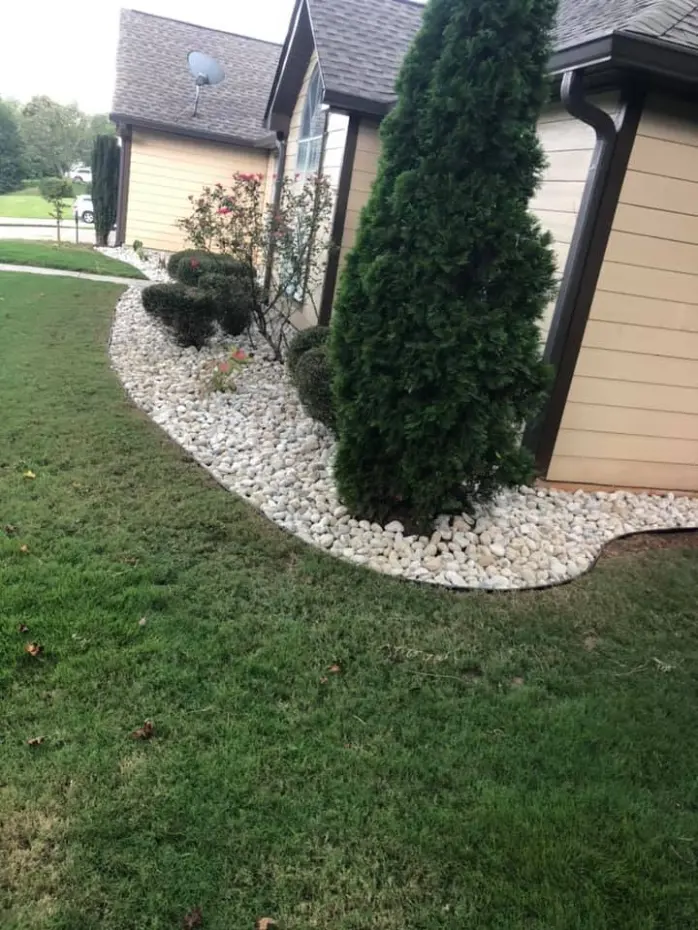 custom stone patio installation