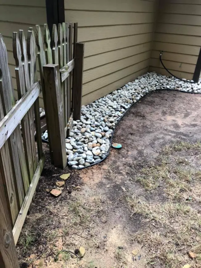 patio construction before and after